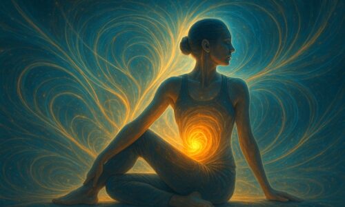 ヨガのアルダ・マッツェーンドラ・アーサナはミトコンドリアを活性化するためにオススメ。