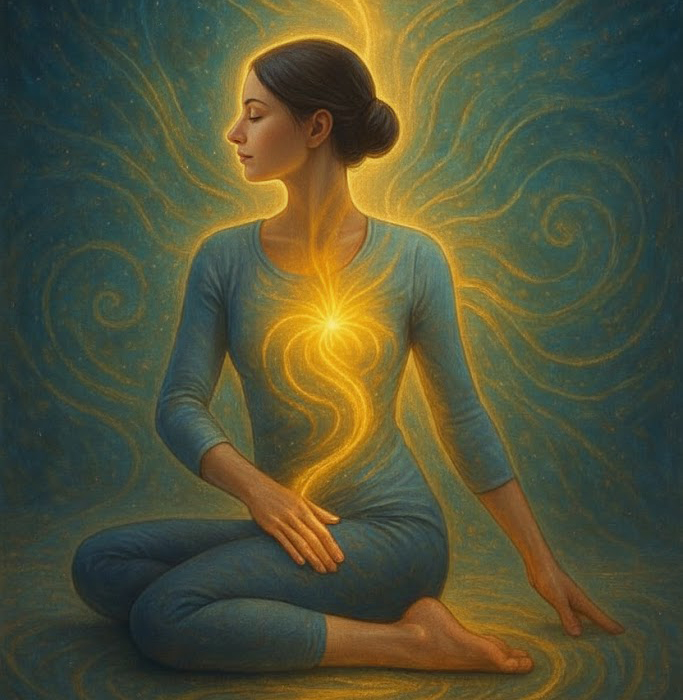 ヨガの「バラドヴァージャ・アーサナ」でミトコンドリアを活性化。