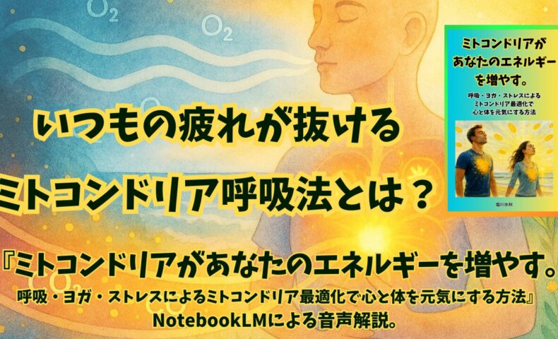 『ミトコンドリアがあなたのエネルギーを増やす。』の第２章をNotebookLMが内容解説。