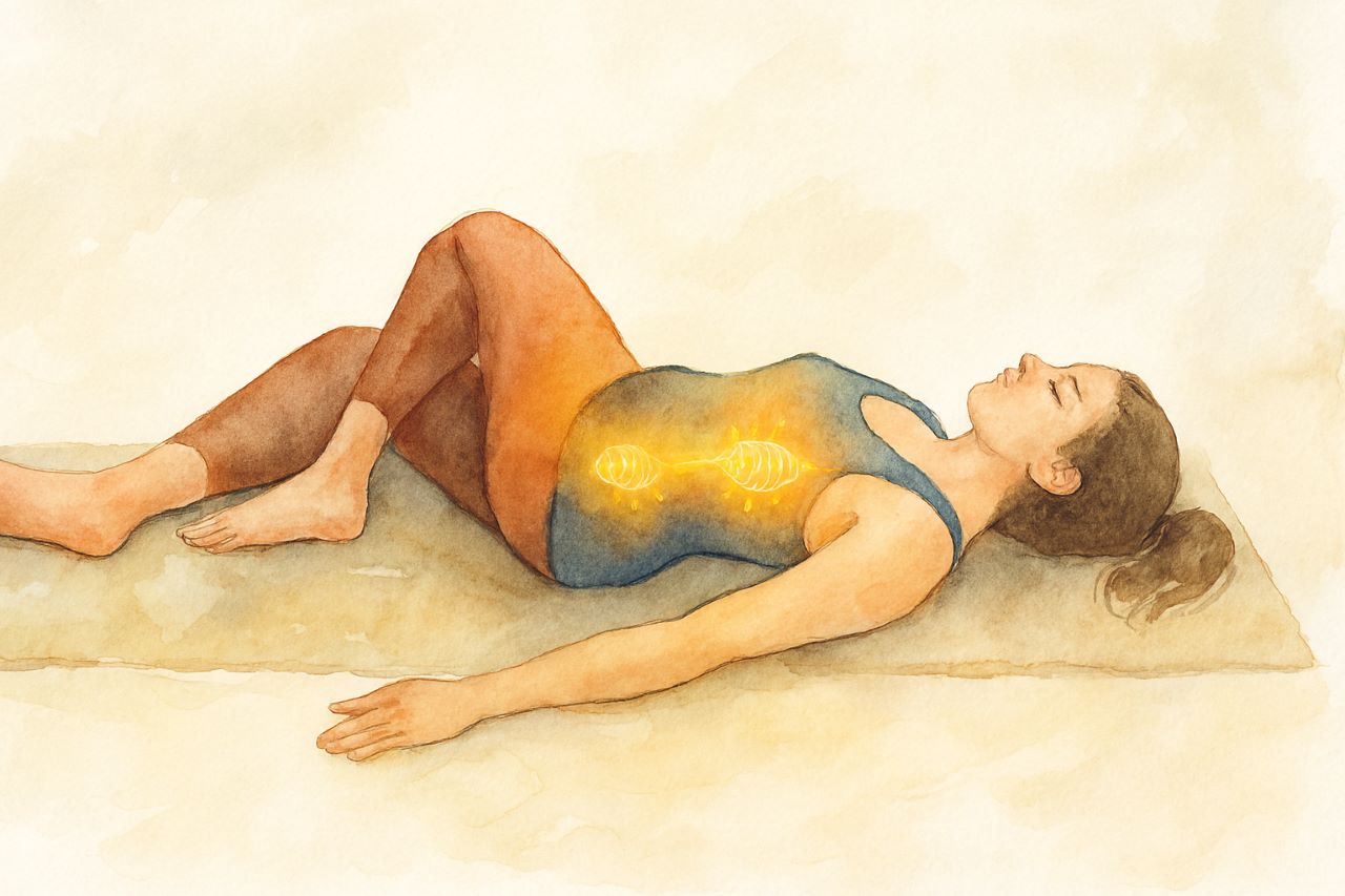 ヨガのスプタ・マッツェーンドラ・アーサナは、ミトコンドリアの活性化のためにお勧め。