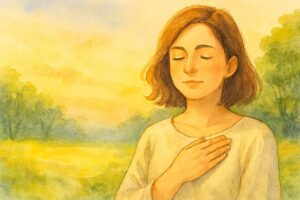 ハートに意識を向けると、安心が戻ってきます