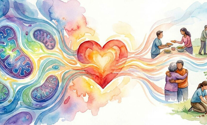 ミトコンドリアの最適化とハートへの気づきが、利他的行動へつながる。