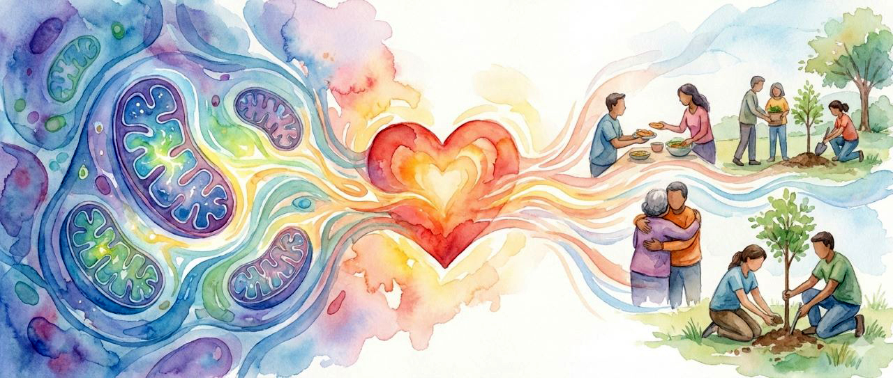 ミトコンドリアの最適化・ハート・利他の全体像