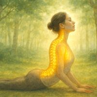 ブジャンガ・アーサナ（コブラのポーズ）はミトコンドリアの活性化するのにオススメ。