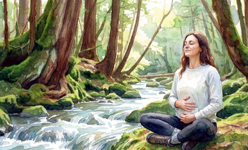 最短でストレスを消す方法。自然音×マインドフルネス×腹式呼吸の組み合わせで最高のセルフケア。